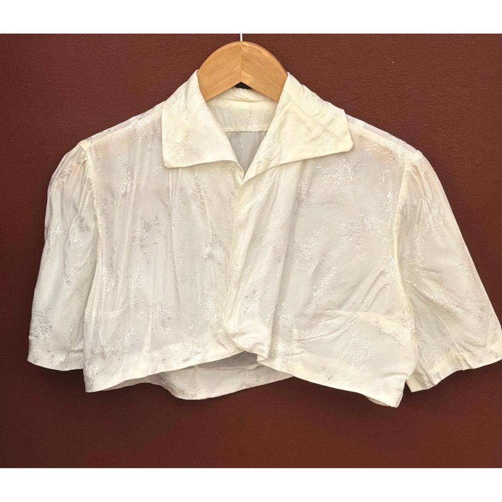 Vintage Cropped Bolero Regencycore Coquette Bridal Victorian Cottagecore Boho